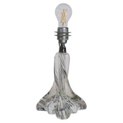 Crystal Twist Form Table Lamp Made in France by Baccarat