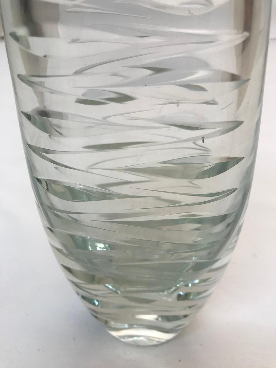 Vase en cristal , 1930 en vente 3