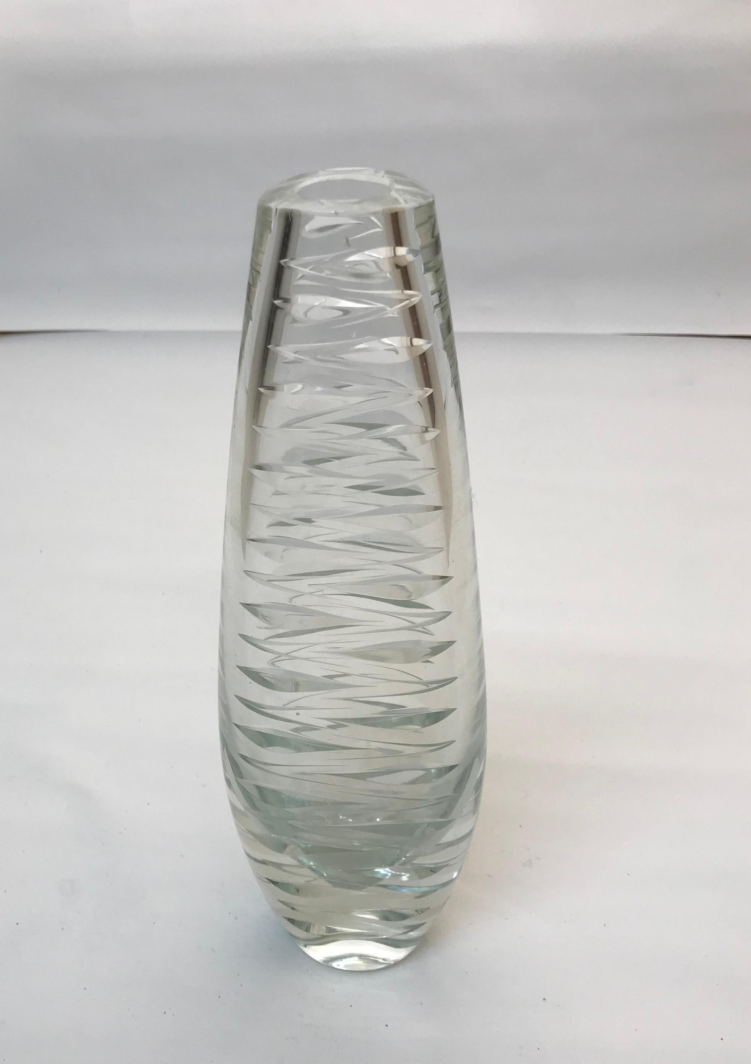 Crystal vase , 1930 For Sale 4