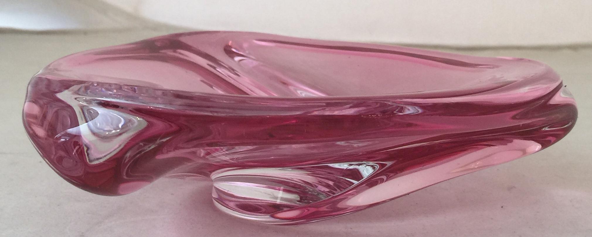 Milieu du XXe siècle Vase en cristal, 1930, signé Val Saint Lambert en vente