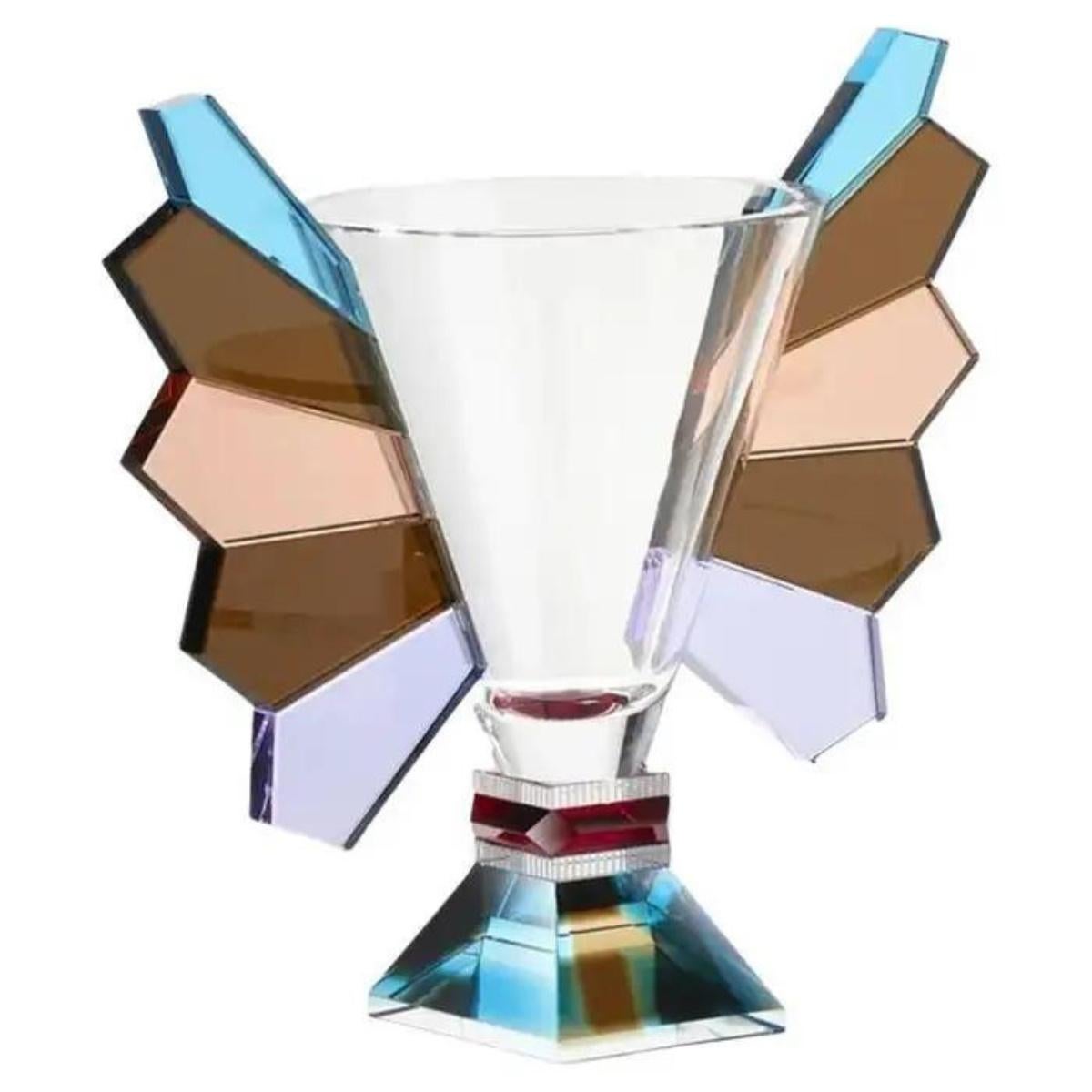 Vaso di cristallo, modello AMA, 21° secolo. in vendita 3
