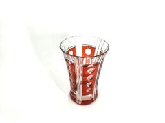 Crystal vase by Val Saint Lambert, 1960s