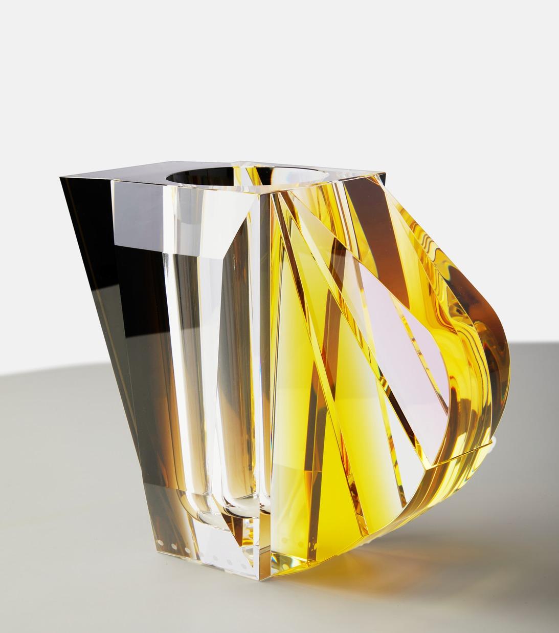 Modern Crystal Vase, GRAND MAN Model, 21st Century. For Sale