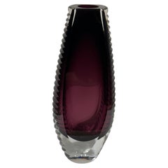 Crystal vase, handcut, 1970.