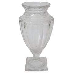 Crystal Vase in the Style of Baccarat