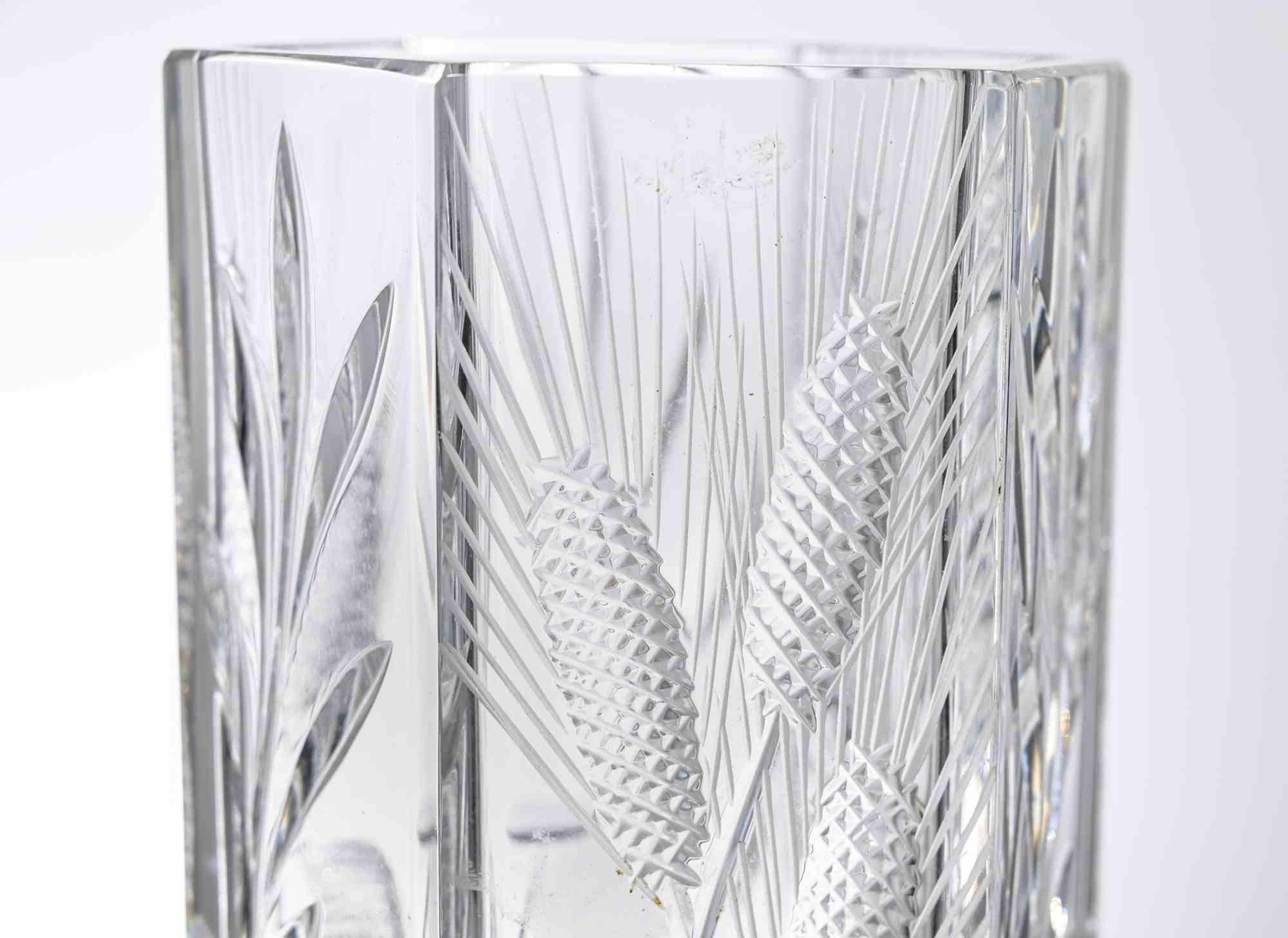Jarrón de cristal, Italia, 1970 finales del siglo XX en venta