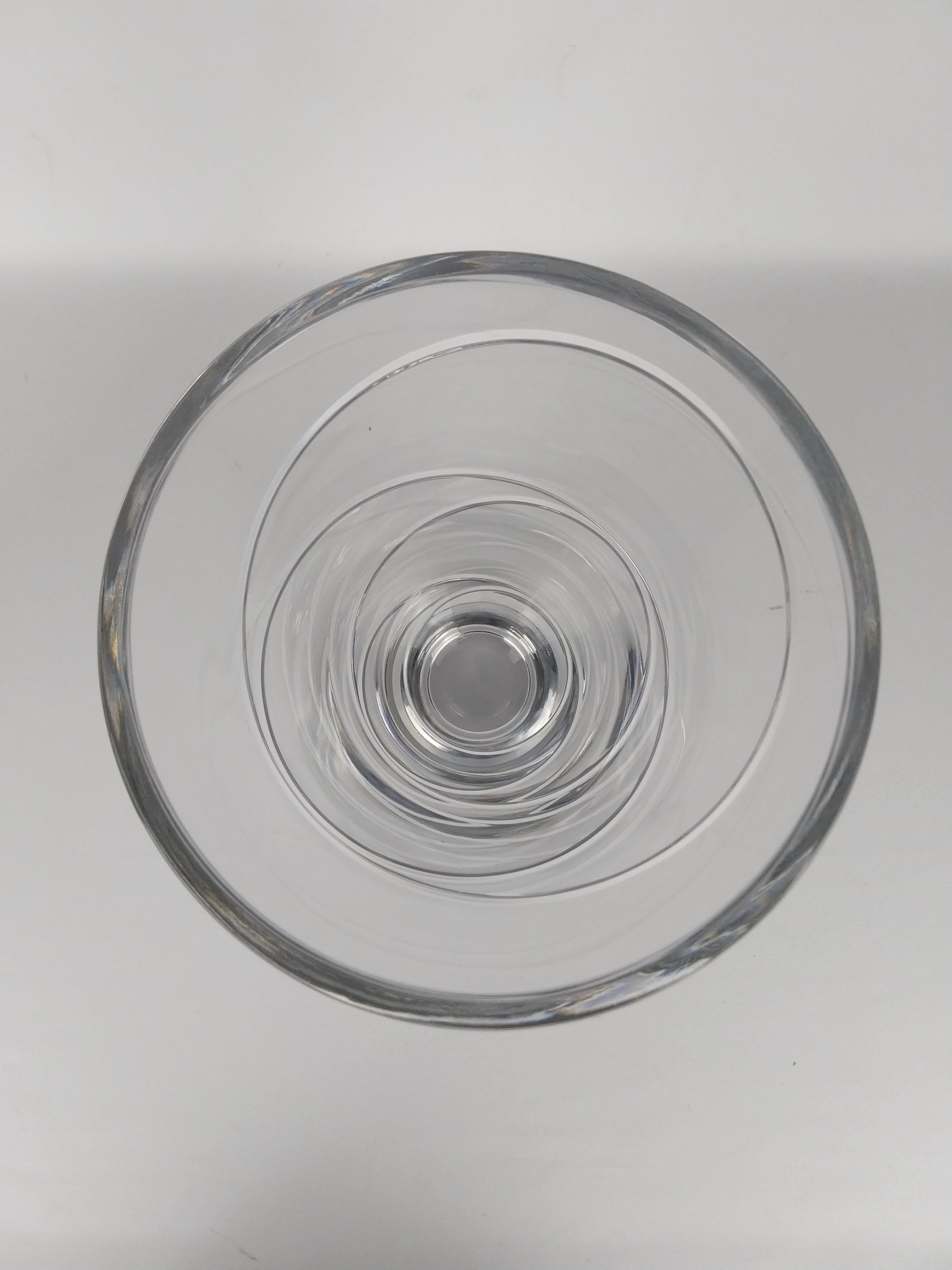British Waterford Crystal Cut Glass Vase For Sale