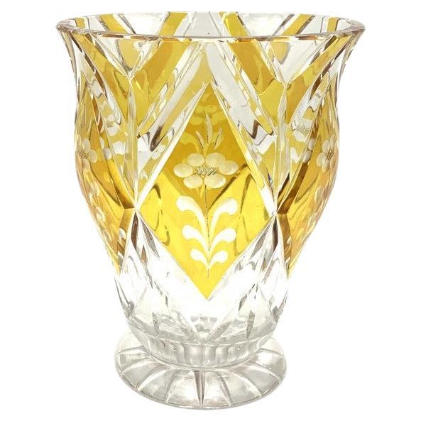 HOLLY HUNT Handmade 804 Solid Crystal Vase by Alison Berger Glassworks