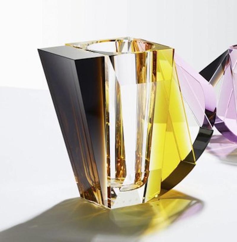 Crystal Vase, MAM Model, 21st Century. For Sale 6