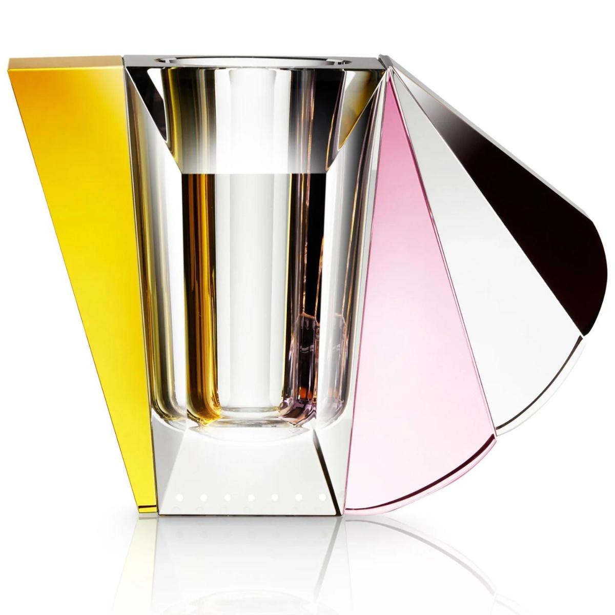 French Crystal Vase, MAM Model, 21st Century. For Sale