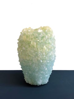Crystal Vase Mint Large by Isaac Monte