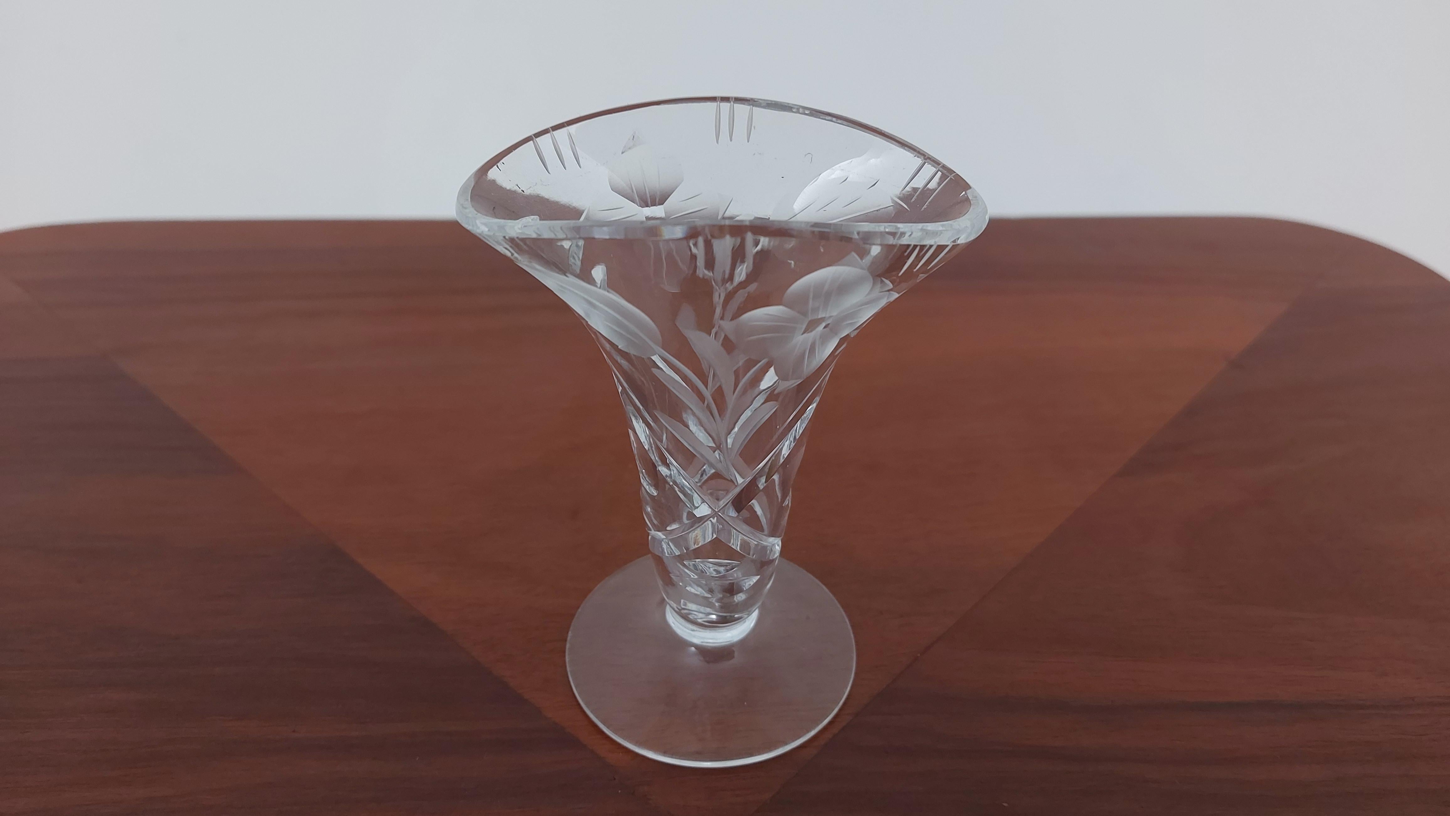 Crystal Vase, Poland, 1960s For Sale at 1stDibs vases made in poland