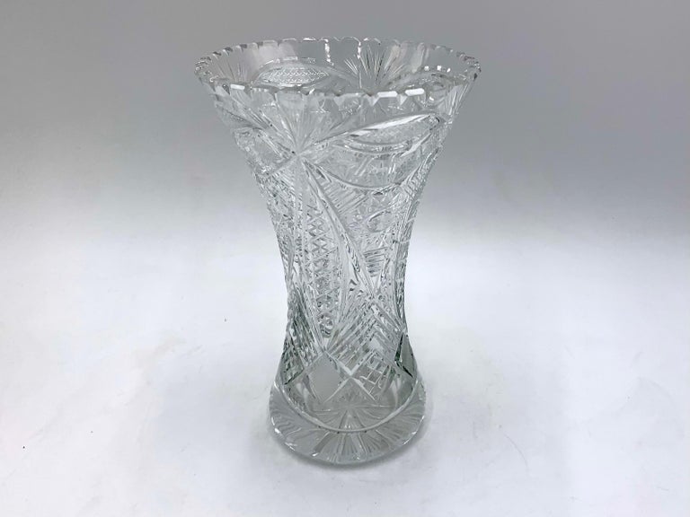 Crystal Vase, Poland, 1960s For Sale at 1stDibs crystal vases prouds