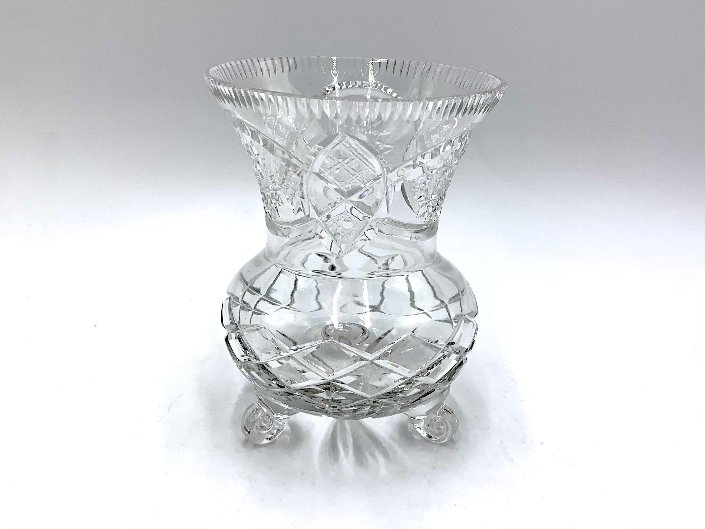 Crystal Vase, Poland, 1960s at 1stDibs vases made in poland, polish