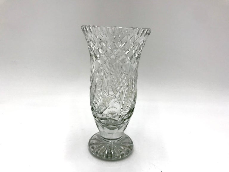 Crystal Vase, Poland, 1960s For Sale at 1stDibs polish crystal vase