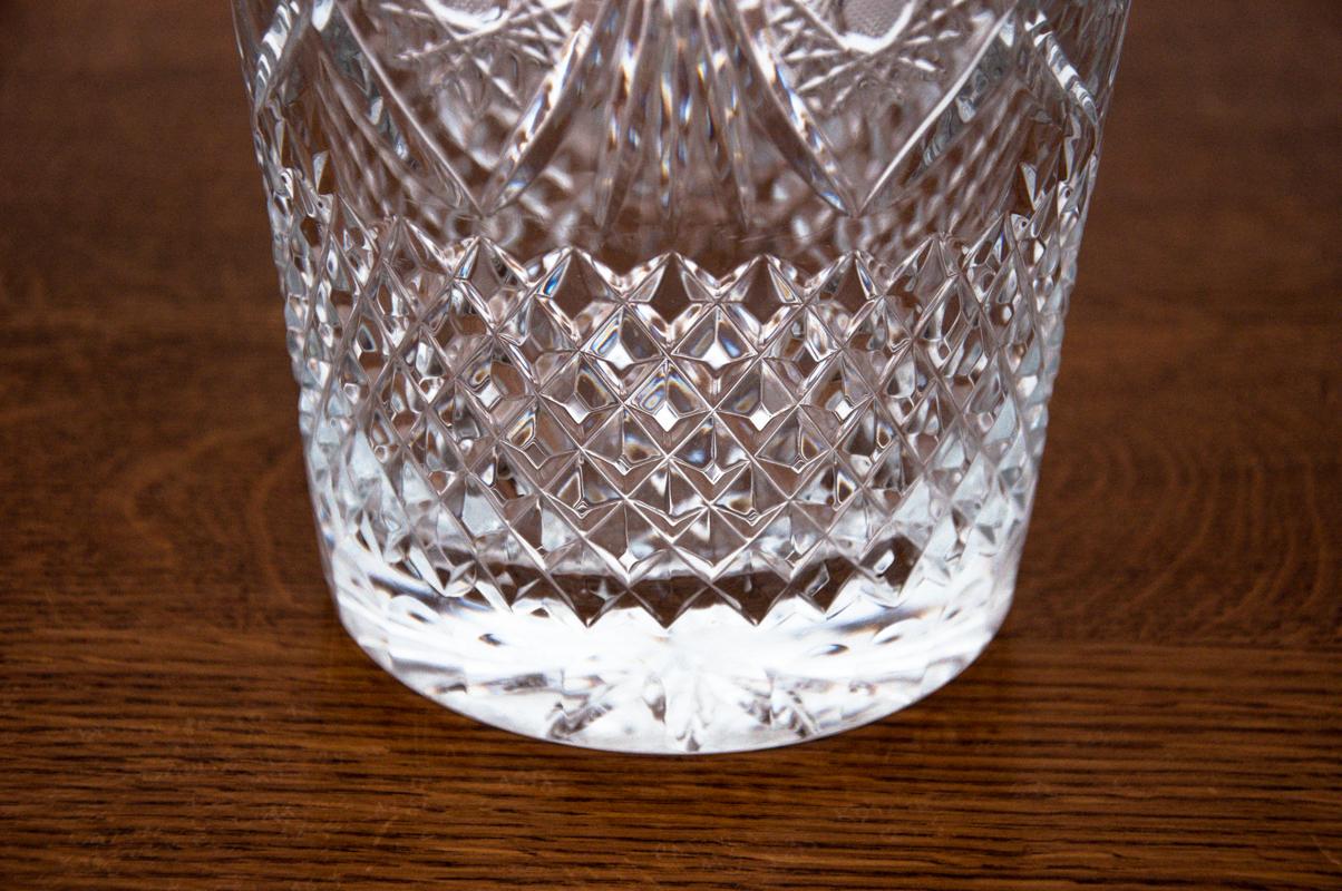Polish Crystal Vase, Poland, 1960s For Sale