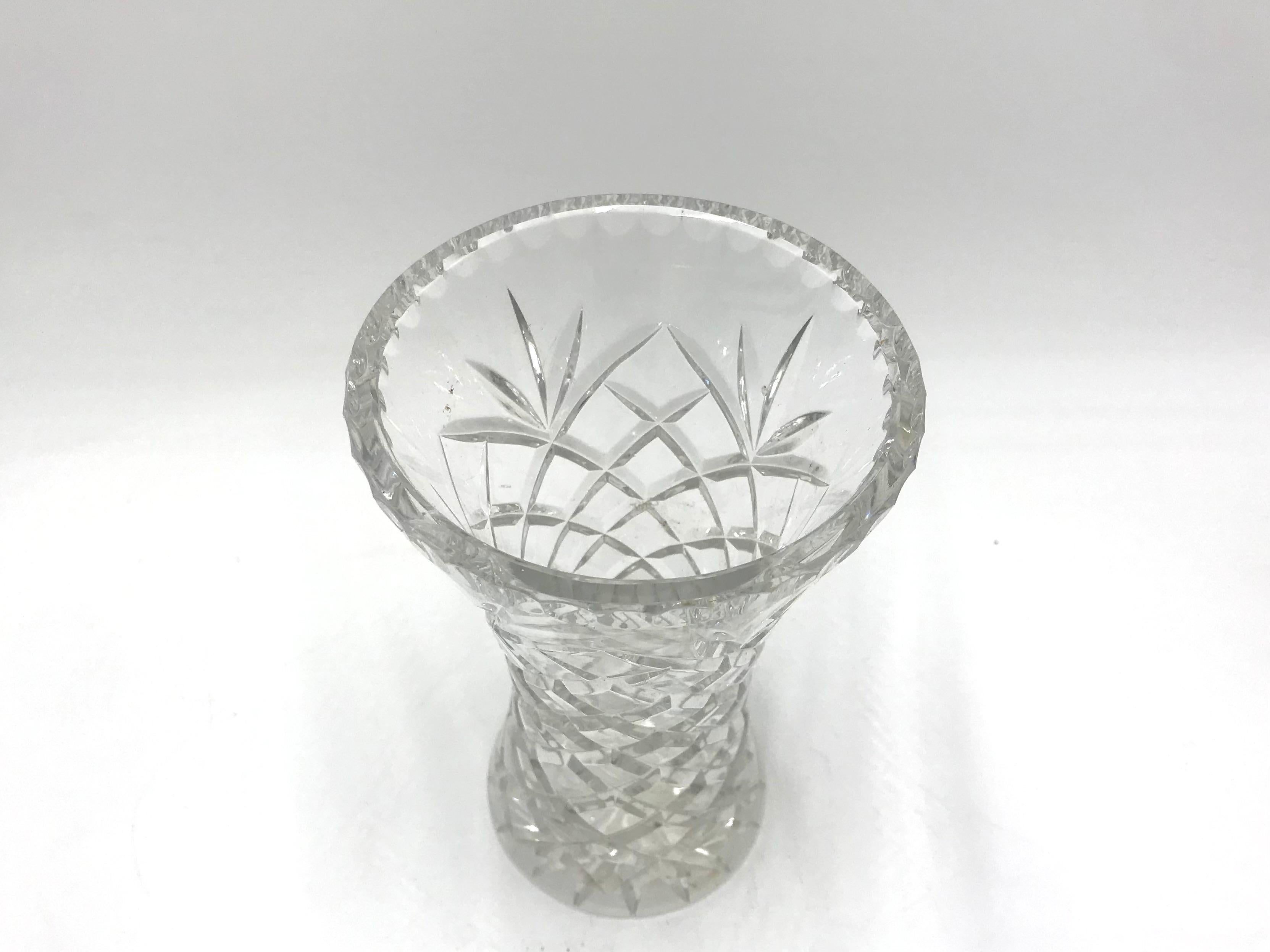 deplomb lead crystal vase