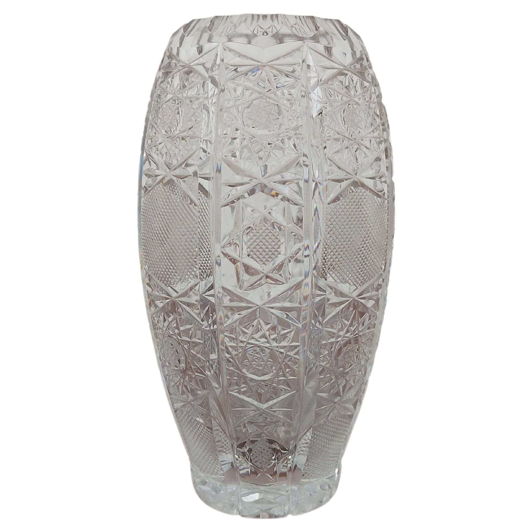 Vase aus Kristall, Polen, 1960er-Jahre