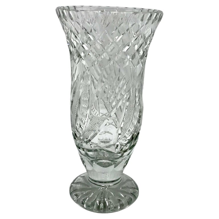 Crystal Vase, Poland, 1960s For Sale at 1stDibs polish crystal vase