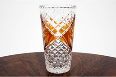 Crystal Vase, Poland, 1970s