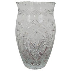 Retro Crystal Vase, Poland, 1970s