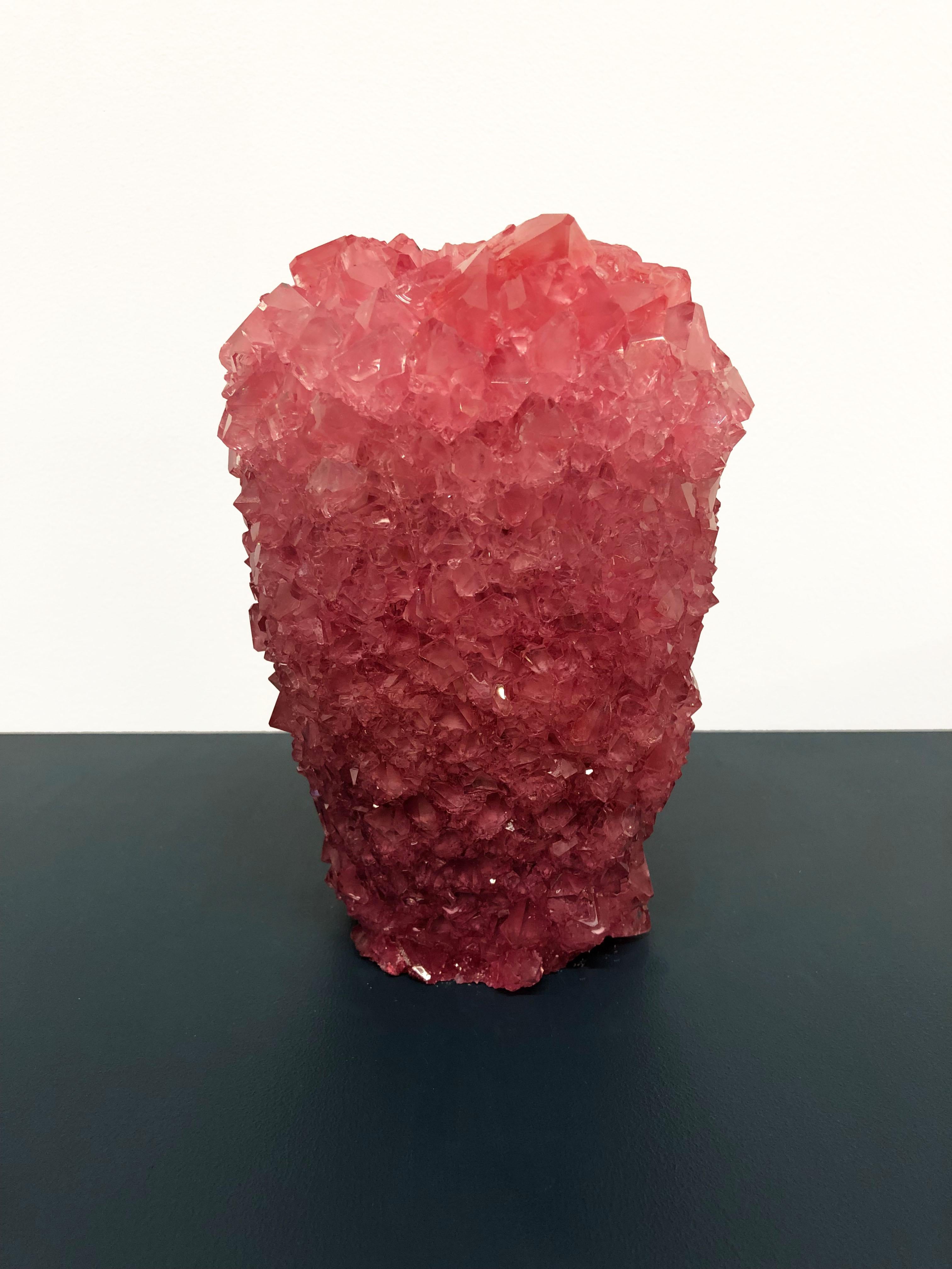 The ‘Crystal’ series is the result of research into stalagmites, one of the greatest wonders of nature. The growing process of the objects can be seen as a metaphor for time. Each object is unique in shape, colour and texture, due to the organic