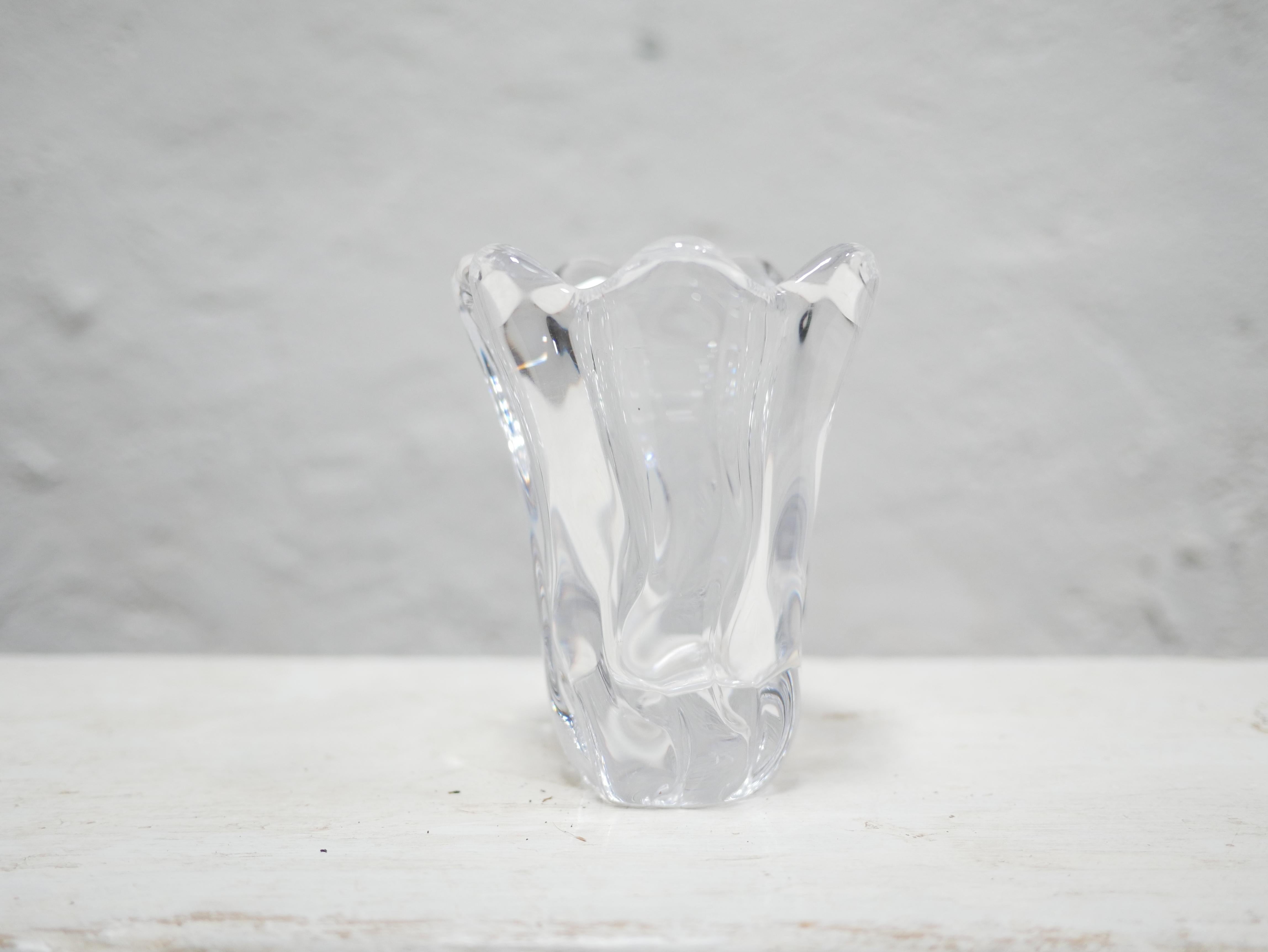 daum crystal vase