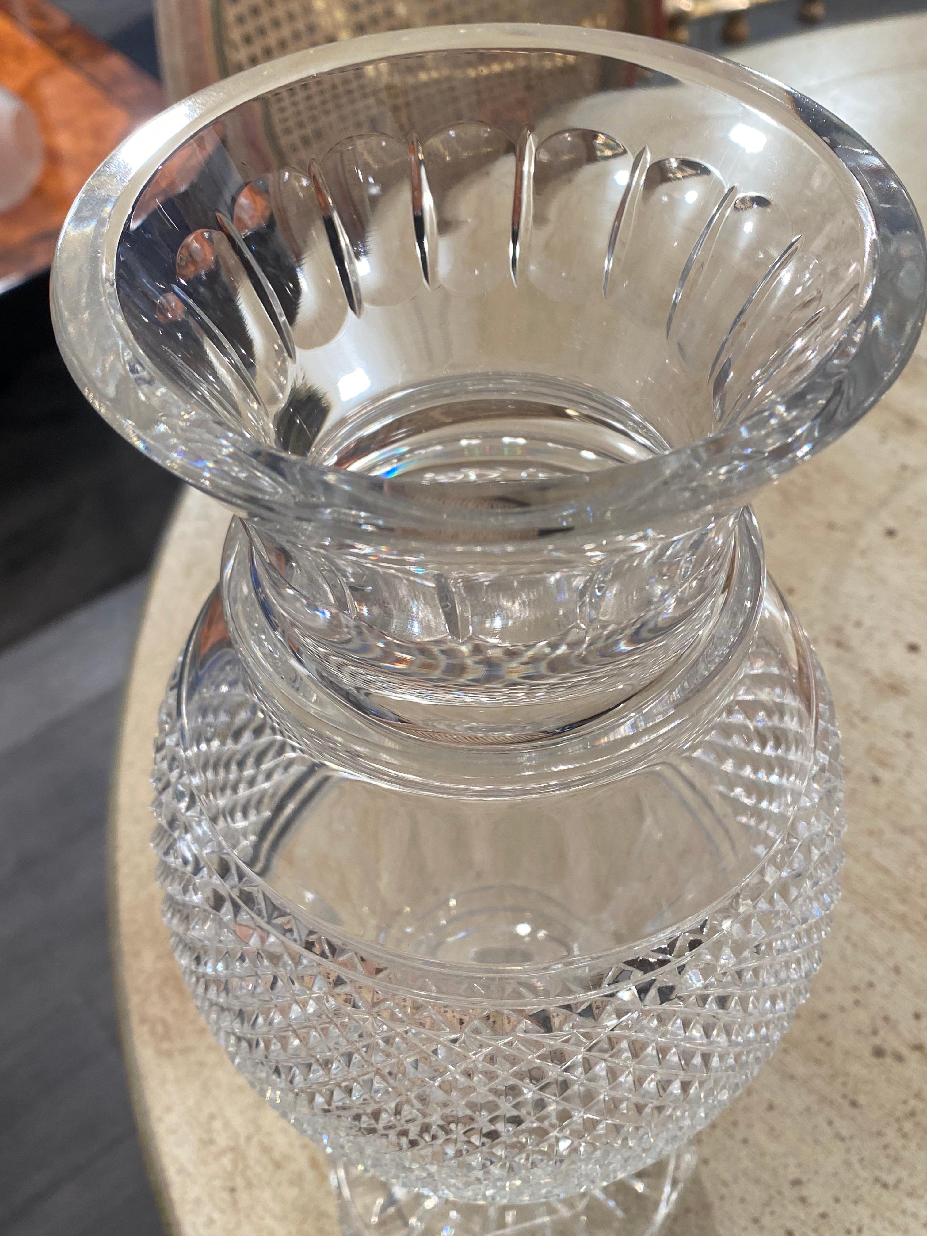 Glass Crystal Vase For Sale