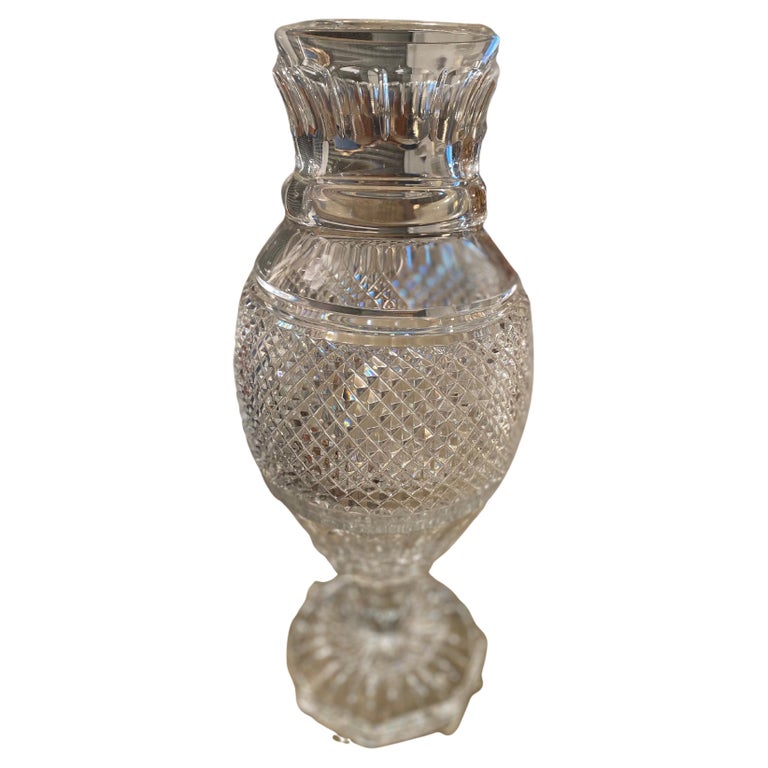Crystal Vase For Sale at 1stDibs