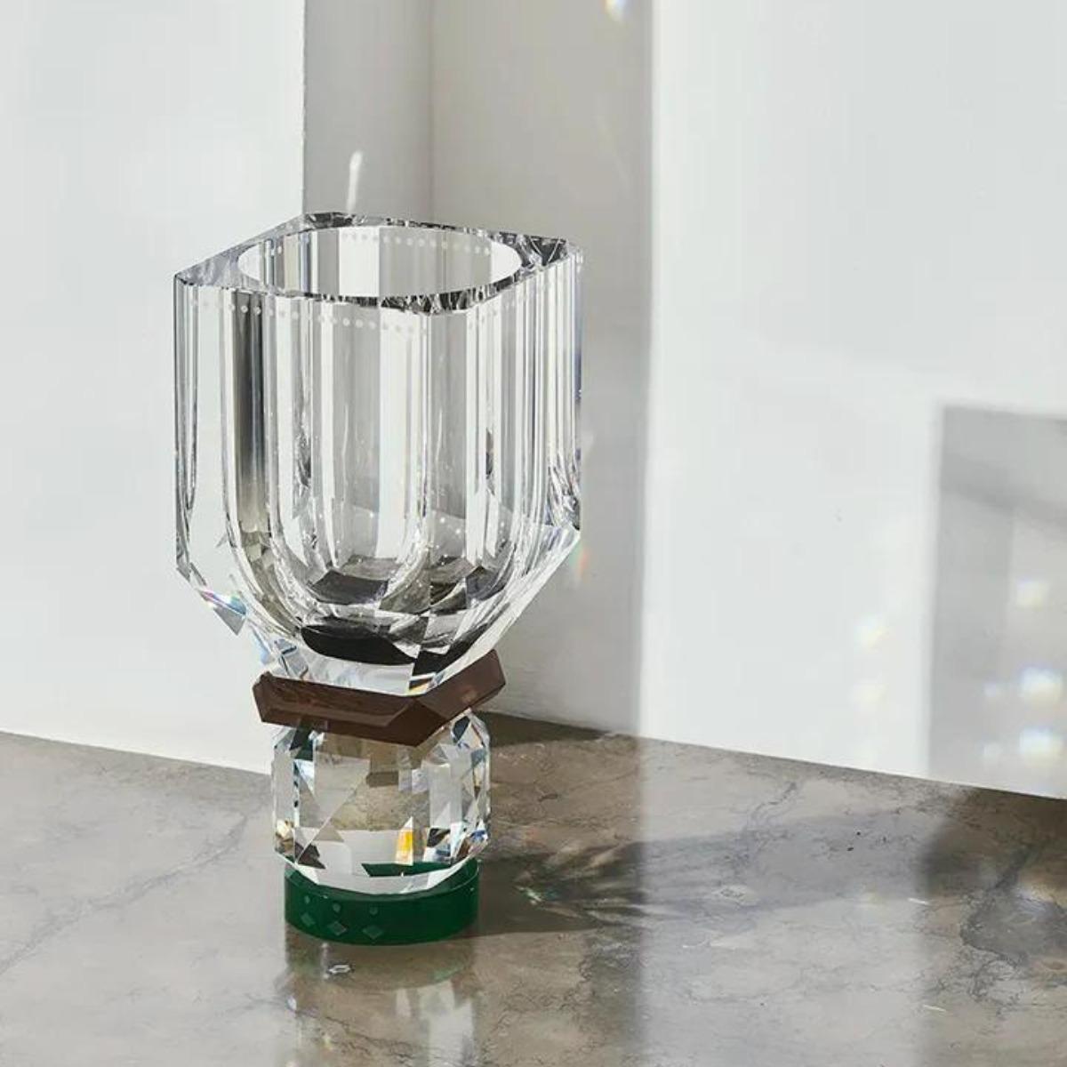 Modern Crystal Vase, UTA Model, 21st Century. For Sale