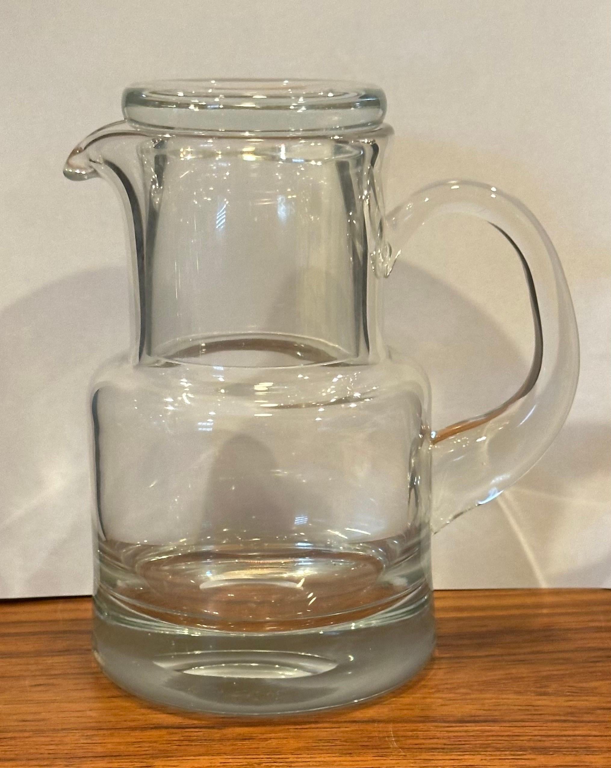 Crystal Water Carafe and Cup by Tiffany & Co. 2
