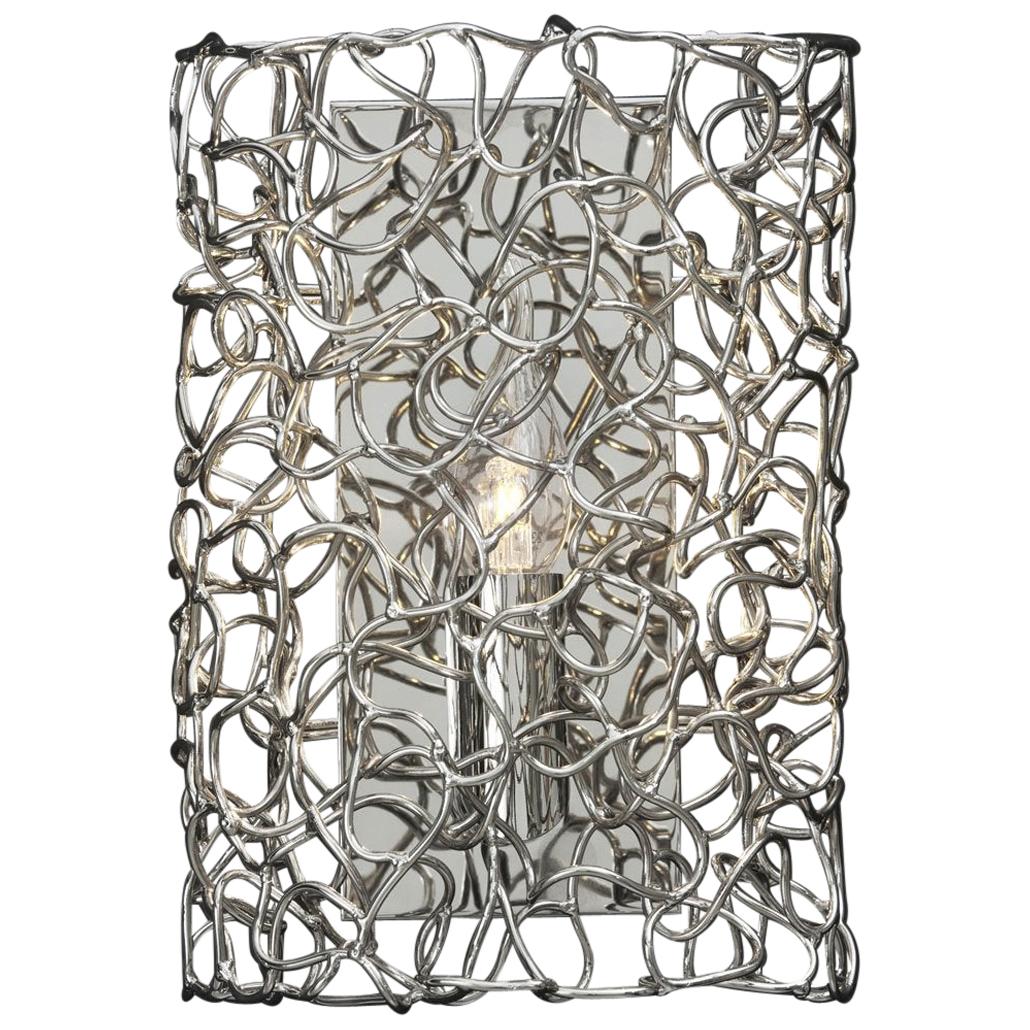 Crystal Waters Wall Sconce by Brand Van Egmond For Sale