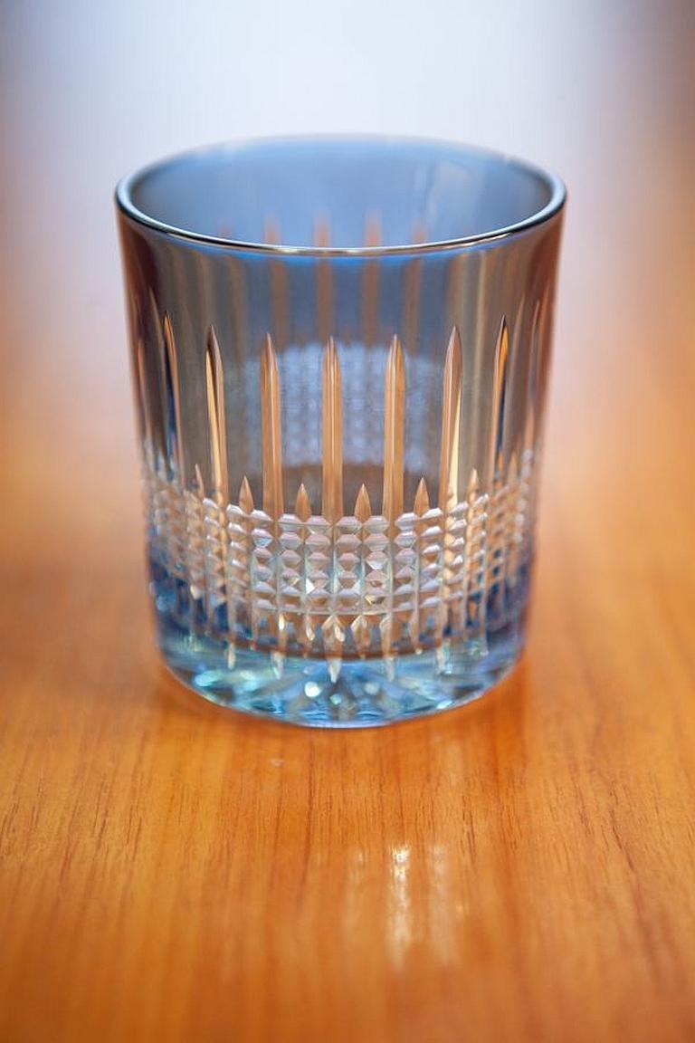 Crystal Whiskey Lowball Glasses 6 pcs (10.8 fl oz) multicolored In New Condition For Sale In Opole, PL