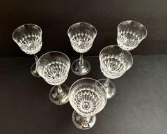 Crystal Wine/ Champagne Glasses Vintage Peill Glasses, Germany