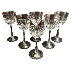 Crystal Wine/ Champagne Glasses Used Peill Glasses, Germany