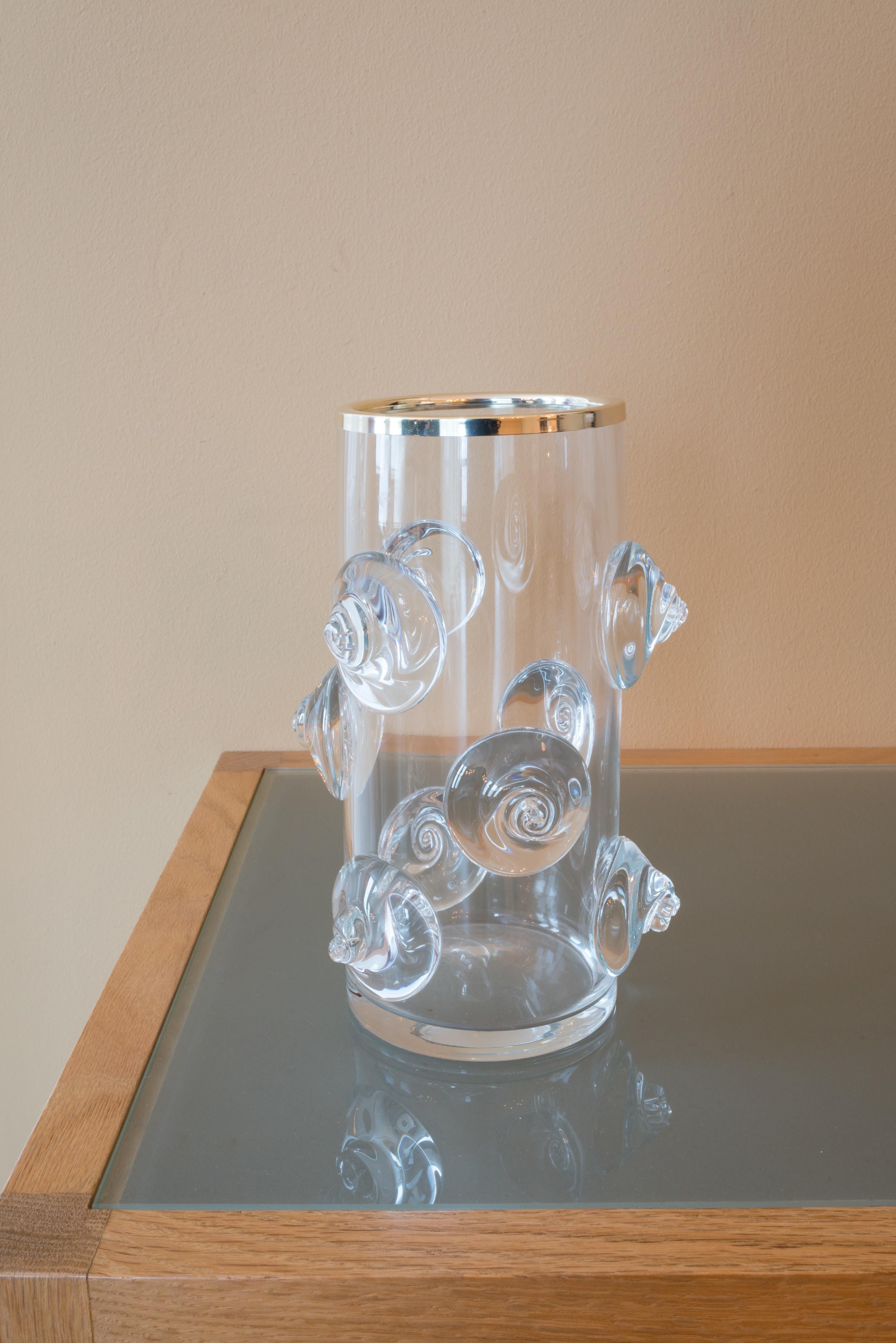 Other Crystal Wine cooler by Maroeska Metz For Sale