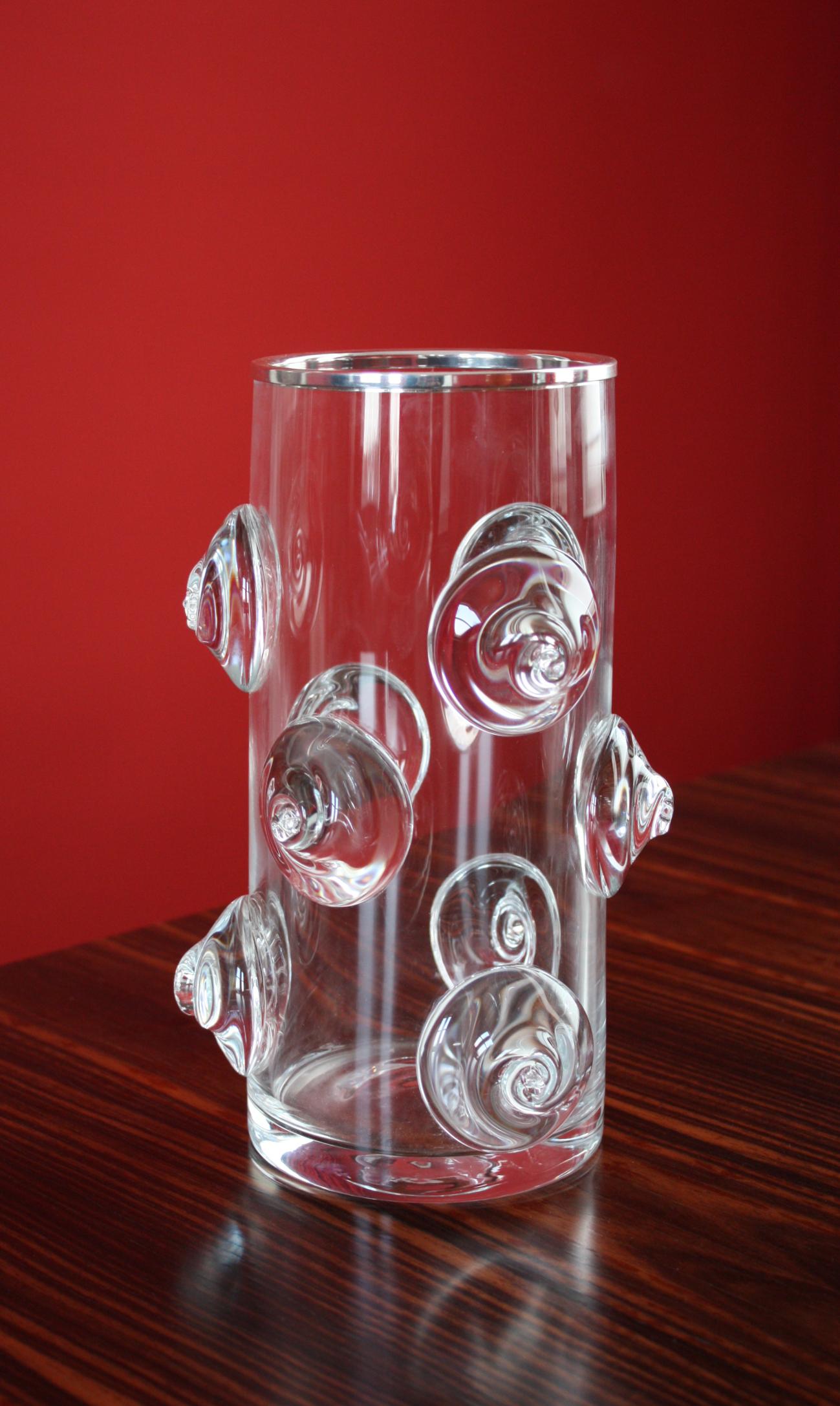 Crystal Wine cooler by Maroeska Metz In New Condition For Sale In Amsterdam, NL