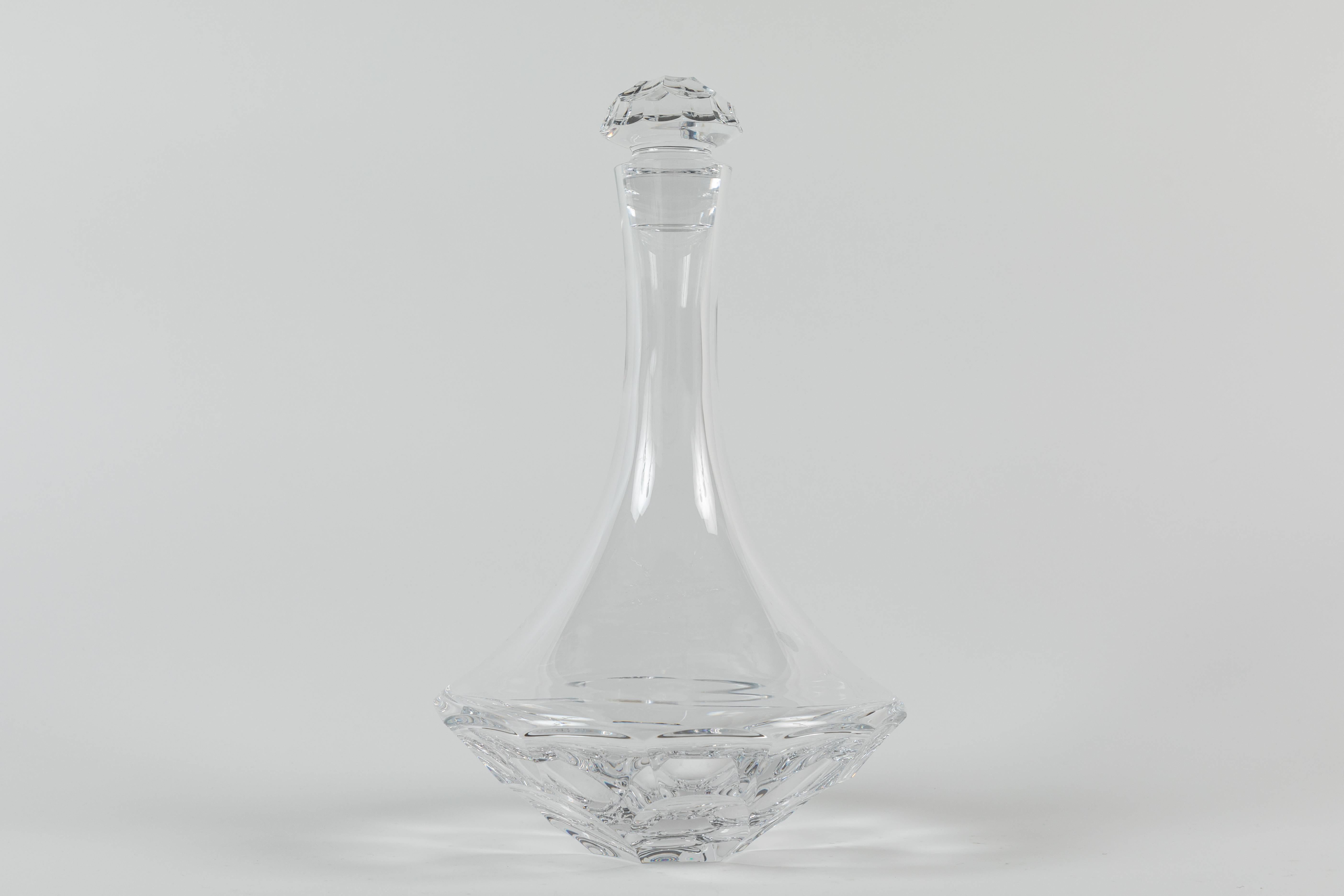 Crystal Wine Decanter Designed by Ted Muehling for Steuben 4