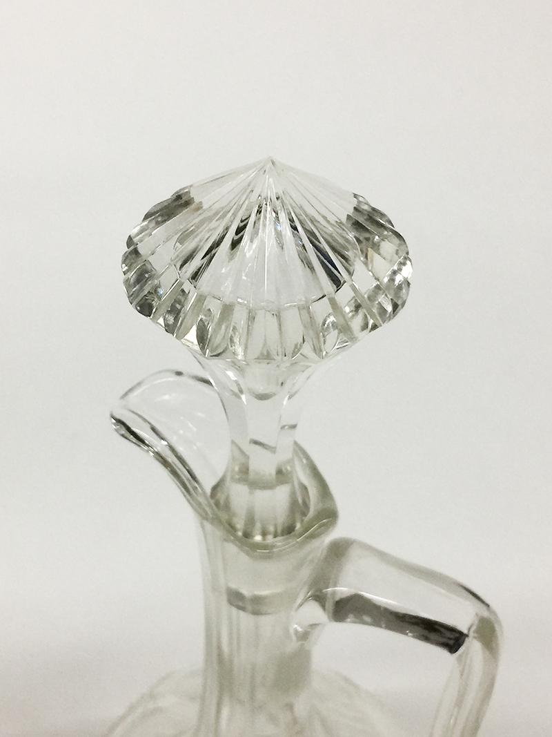 Néerlandais Carafes à décanter en cristal Diamond Cut, 1890 en vente