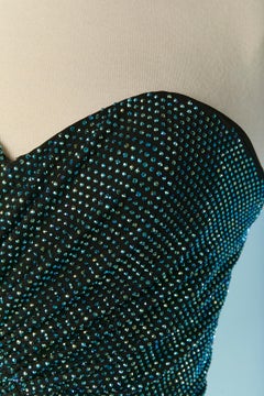 Kristallisiertes Bustier-Abendkleid ALEXANDRE VAUTHIER