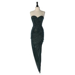 Kristallisiertes Bustier-Abendkleid ALEXANDRE VAUTHIER