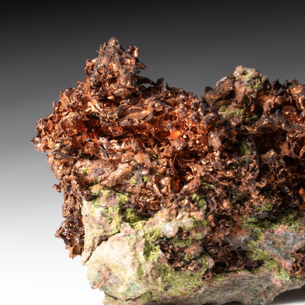 Contemporary Crystalized Copper from Keweenaw Peninsula Copper District, Michigan For Sale
