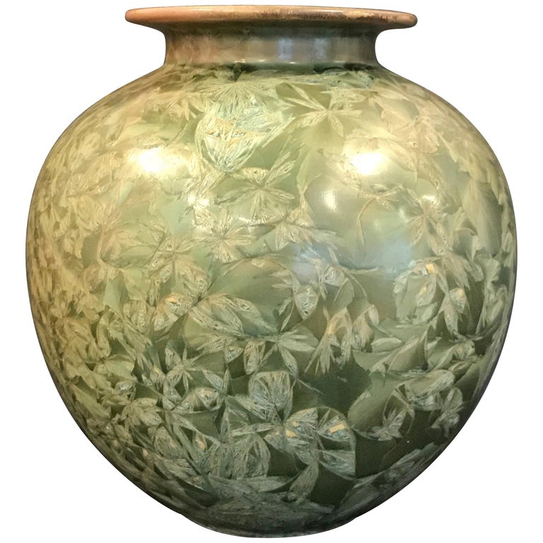 Crystalline Glaze Pottery Vase
