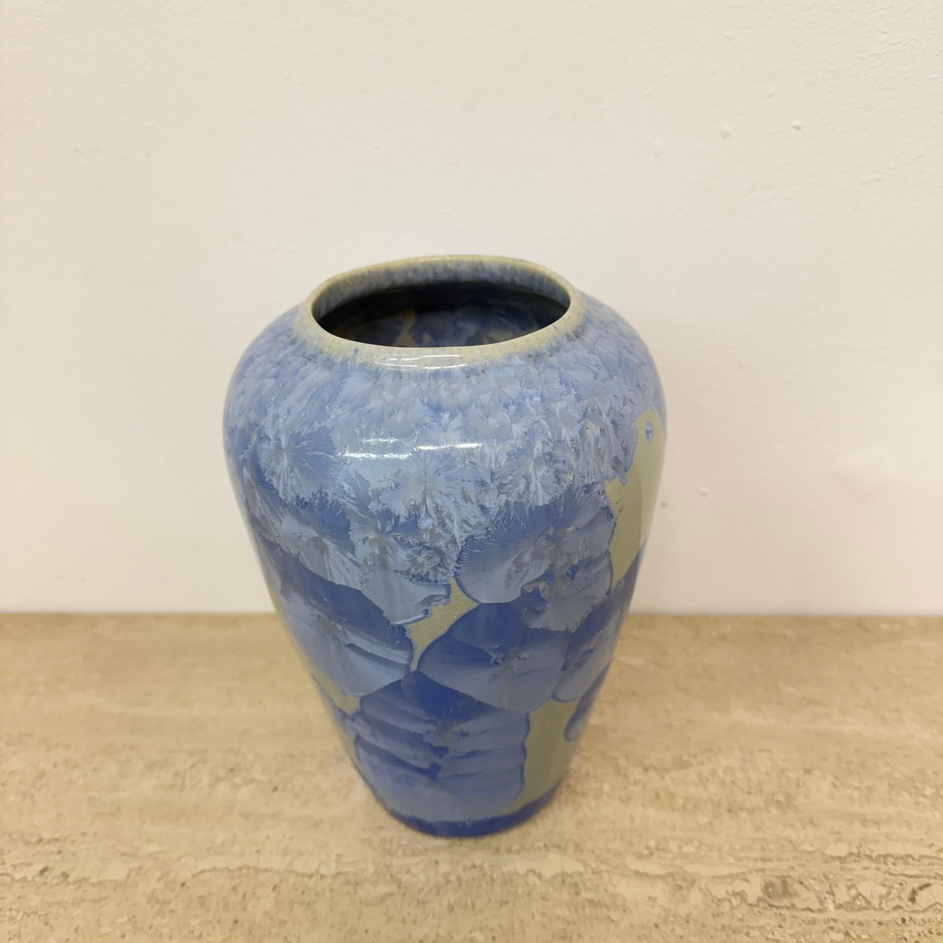 Vaso cristallino Fiocco di neve collezione V&S gallery , anni '80 In condizioni buone in vendita a Delft, NL