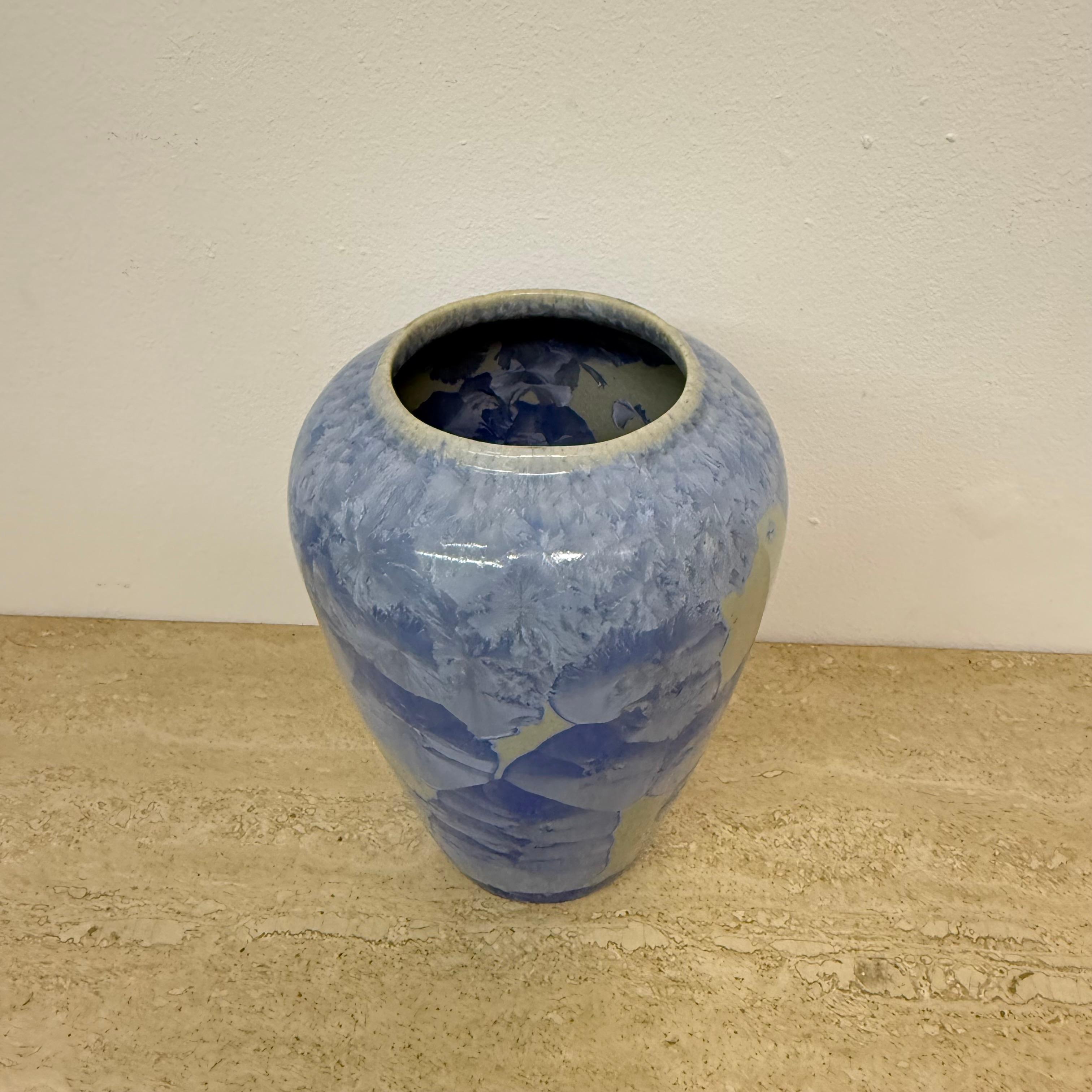 Ceramica Vaso cristallino Fiocco di neve collezione V&S gallery , anni '80 in vendita