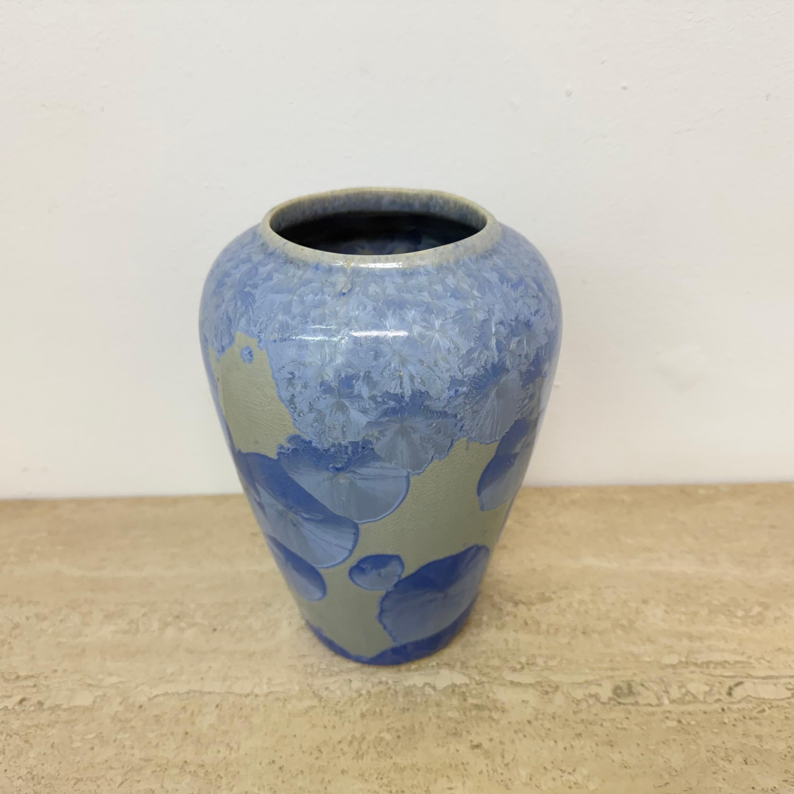 Vaso cristallino Fiocco di neve collezione V&S gallery , anni '80 in vendita 3