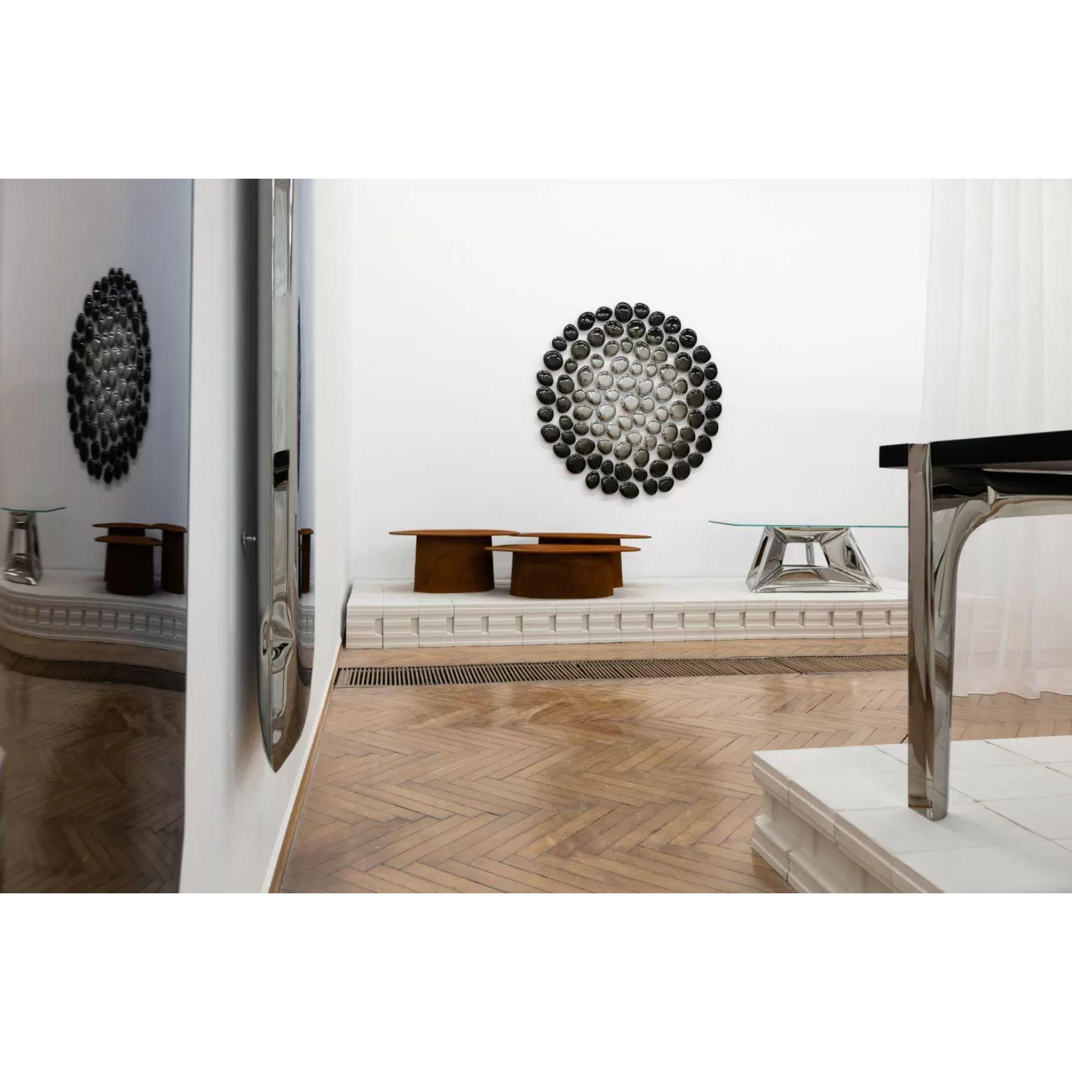 Postmoderne Table basse en cristaux de Zieta en vente