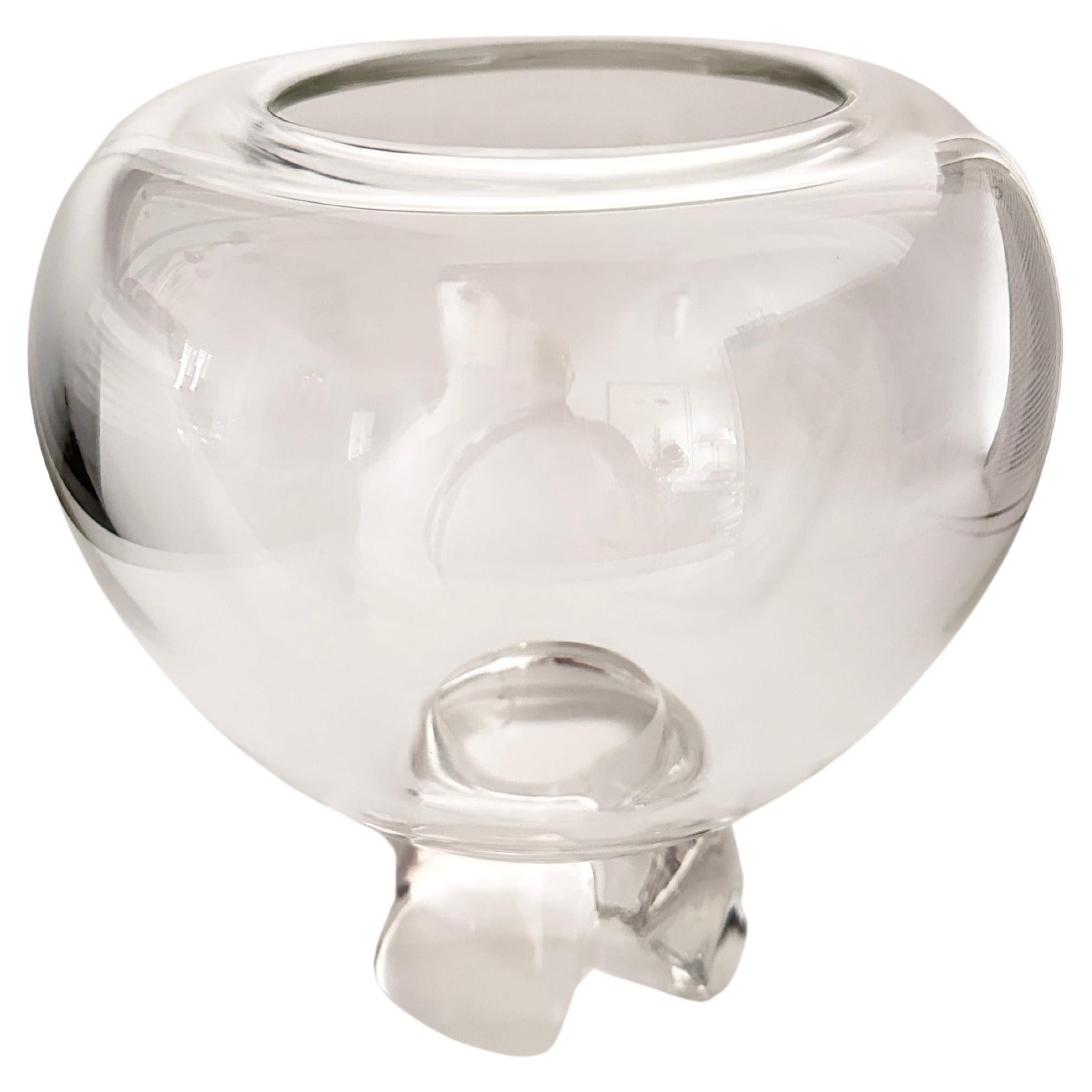Crystel "Bone" Series Bowl Designed by Elsa Peretti for Tiffany & Company For Sale