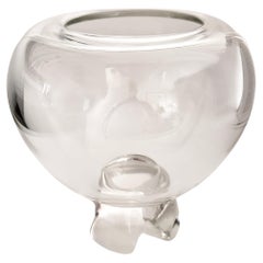 Used Crystel "Bone" Series Bowl Designed by Elsa Peretti for Tiffany & Company
