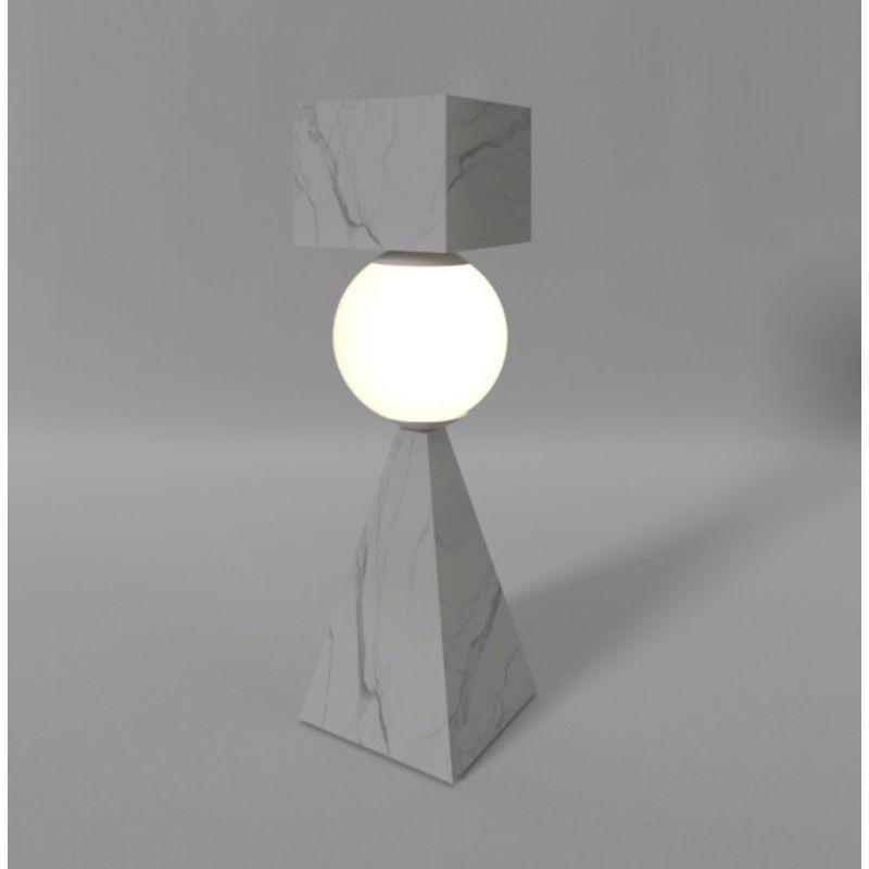 CS class, table lamp, Carrara by Sissy Daniele
Dimensions: W25 x D25 x H85 cm
Materials: Carrara, Glass

All our lamps can be wired according to each country. If sold to the USA it will be wired for the USA for instance.

Also Available: Azul